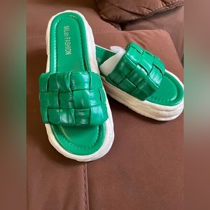 Milan Braided Platform Sandals🔥